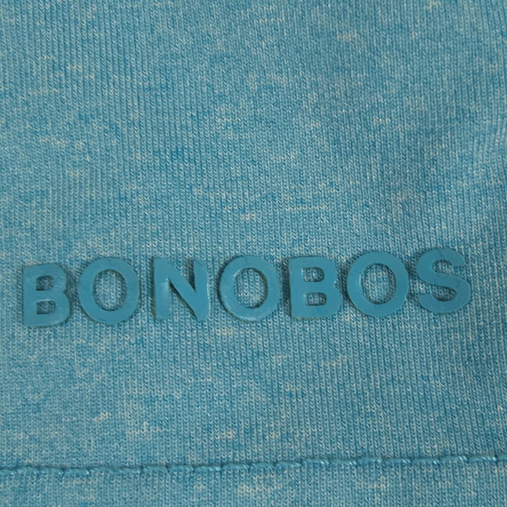 Bonobos Golf Polo Shirt Heather Blue‎ Mens Large Performance Stretch - Picture 6 of 11